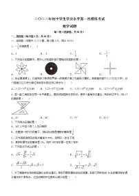 2022年山东省聊城市莘县中考一模数学试题(word版含答案)