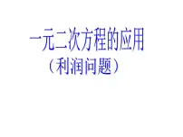 鲁教版 (五四制)八年级下册6 一元二次方程的应用课前预习课件ppt