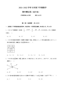 人教版 七年级数学下册 期中测试卷（提升卷）