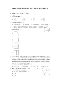 安徽省合肥市新站高新区2022年中考数学一模试卷(含解析)