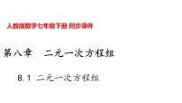 数学8.1 二元一次方程组授课课件ppt
