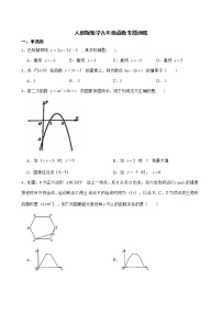 2022届人教版数学九年级函数专题训练解析版