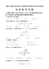 2022年山东省淄博市张店区中考一模数学试题