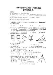 2022年河南省南阳市宛城区九年级中考一模数学试题