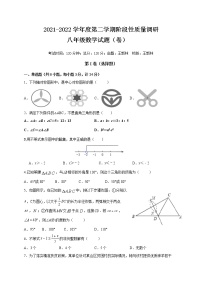 陕西省宝鸡市凤翔区2021-2022学年八年级下学期期中考试数学试题（有答案）