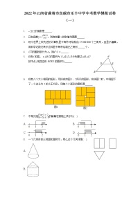 2022年云南省曲靖市宣威市乐丰中学中考数学模拟试卷（一）（含答案解析）