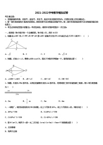 甘肃省平凉市庄浪县市级名校2022年中考数学模试卷含解析