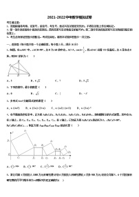 2021-2022学年安徽省合肥市高新区重点中学中考适应性考试数学试题含解析