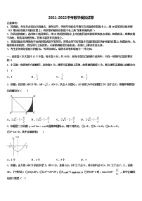 2021-2022学年安徽淮北市中考数学模拟精编试卷含解析