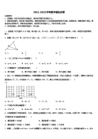 2021-2022学年甘肃永昌五中学中考数学模拟精编试卷含解析
