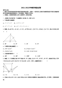 2021-2022学年广东省深圳高级中学初中数学毕业考试模拟冲刺卷含解析