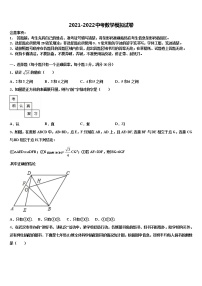 2021-2022学年广东实验中学中考数学模拟精编试卷含解析