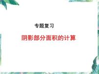 2022年中考数学专题复习 阴影部分面积的计算 课件