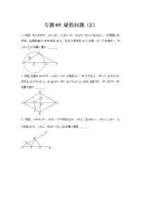 专题09 最值问题（2）-冲刺2022年中考数学选填题压轴题专项突破（全国通用）