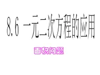 初中数学鲁教版 (五四制)八年级下册6 一元二次方程的应用课文内容ppt课件