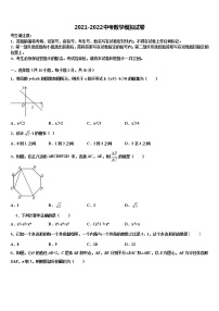 2021-2022学年哈尔滨市松北区中考数学最后冲刺模拟试卷含解析