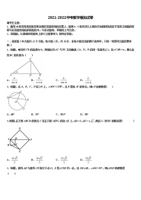 2021-2022学年河北省秦皇岛抚宁区台营学区重点达标名校中考数学模拟精编试卷含解析