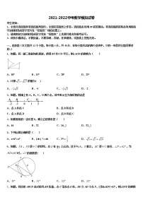 2021-2022学年吉林省长春市东北师范大附属中学中考猜题数学试卷含解析