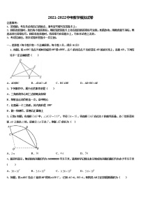 2021-2022学年湖北省曾都区中考数学对点突破模拟试卷含解析