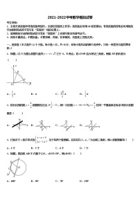 2021-2022学年湖南省邵阳市邵阳县重点达标名校中考数学最后冲刺浓缩精华卷含解析