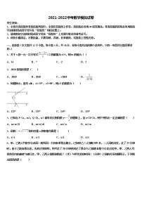 2021-2022学年黑龙江省伊春市名校中考数学模拟预测试卷含解析