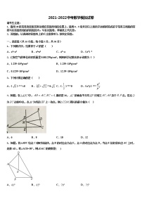 2021-2022学年江苏省无锡市经开区重点达标名校中考押题数学预测卷含解析