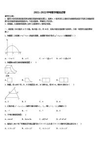 2021-2022学年山东省蒙阴县中考数学全真模拟试卷含解析