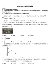 2021-2022学年山东省邹城市达标名校十校联考最后数学试题含解析