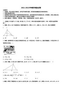 2021-2022学年四川省德阳市中考数学模拟试题含解析