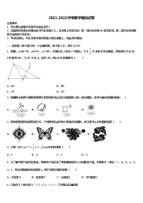 2021-2022学年浙江省金华市重点达标名校中考数学最后冲刺模拟试卷含解析