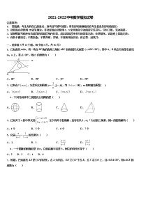 2021-2022学年云南省弥勒市初中数学毕业考试模拟冲刺卷含解析