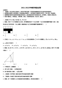 2021-2022学年浙江省杭州北干重点达标名校中考数学押题卷含解析