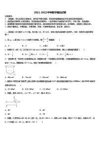 2022届甘肃省白银市第五中学中考数学对点突破模拟试卷含解析