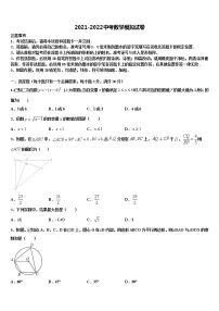 2022届广东省惠州市第一中学中考数学最后冲刺模拟试卷含解析
