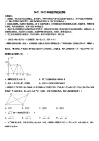 2022届广东省汕头市潮南区司马浦镇初中数学毕业考试模拟冲刺卷含解析