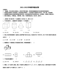 2022届甘肃省中考数学模拟预测试卷含解析