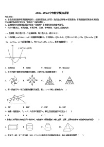 2022届湖南省长沙市长雅实、西雅、雅洋中考适应性考试数学试题含解析