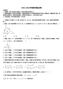 2022届江苏省姜堰市励才实验校中考数学五模试卷含解析