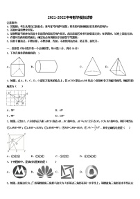 2022届江苏省苏州工业园区第十中学中考数学仿真试卷含解析