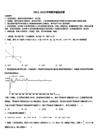 2022届湖北省云梦县市级名校中考五模数学试题含解析