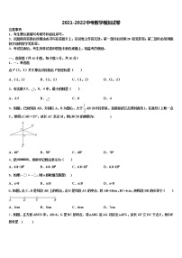 2022届黑龙江省哈尔滨阿城区六校联考中考数学最后冲刺模拟试卷含解析