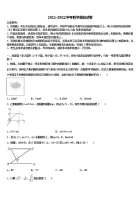 2022届河北石家庄市新华区第四十二中学中考数学模试卷含解析