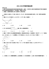 2022届湖北省枣阳市第五中学中考冲刺卷数学试题含解析