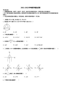 2022届河南省洛阳市~重点中学中考数学全真模拟试题含解析