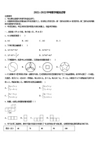 2022届辽宁省辽阳市二中学教育协作中考三模数学试题含解析