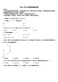 2022届内蒙古包头市重点达标名校中考适应性考试数学试题含解析