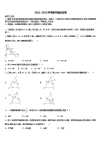 2022届辽宁省葫芦岛市重点中学中考数学押题试卷含解析