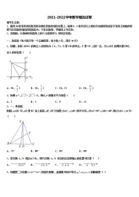 2022届山东省滨州市惠民县市级名校中考数学最后冲刺浓缩精华卷含解析