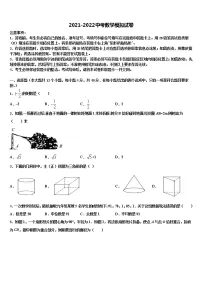 2022届山东省济宁市第十三中学中考三模数学试题含解析