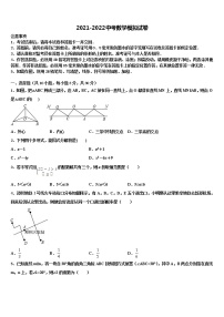 2022届四川省广元市旺苍县十校联考最后数学试题含解析